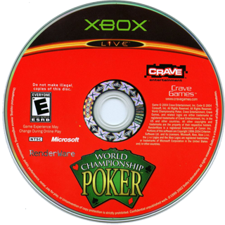 World Championship Poker (USA) Game Disc